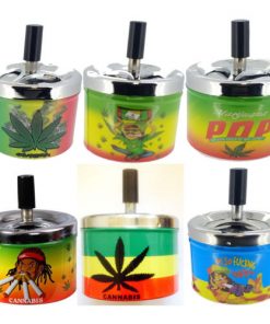 Push top ashtray