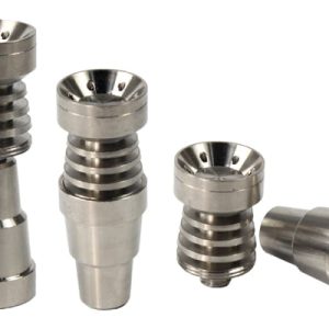 Titanium 4 in 1 Female/Male 14 &19mm Domeless Nail