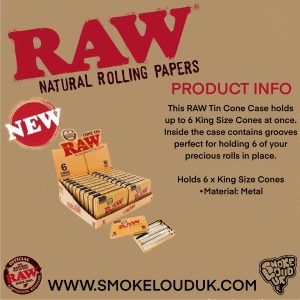 raw 6 cone tin holder