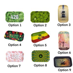 Metal rolling tray medium mix design's
