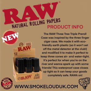 RAW Three Tree Triple Preroll Case