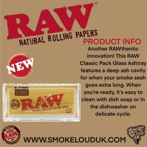 RAW Classic Pack Glass Ashtray