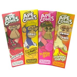 G-ROLLZ Ape Cones 3 Cones Per Pack Pop Activated Flavoured Filter